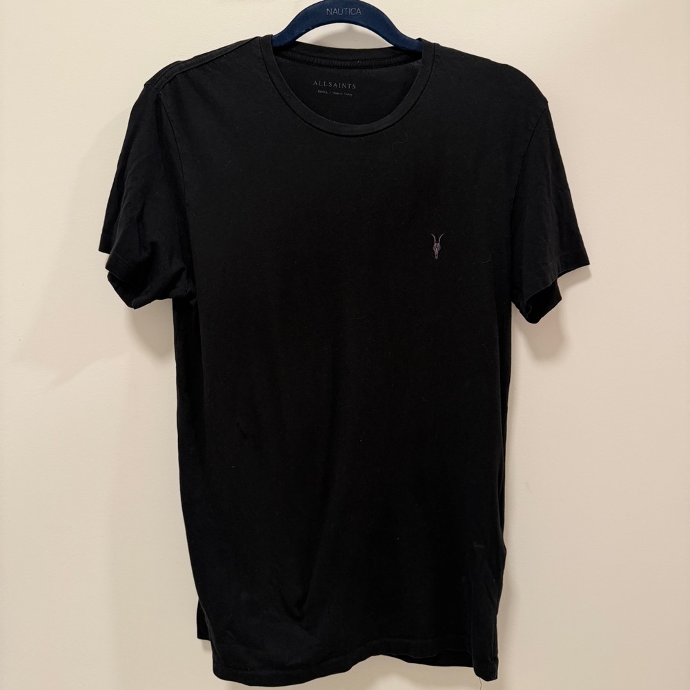 All Saints Classic Black Tee